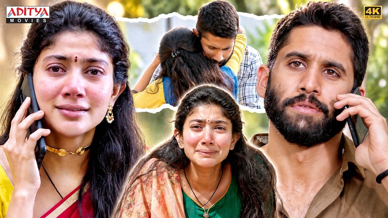 Naga Chaitanya Sai Pallavi Escape Scene | Love Story Hindi Dubbed South Movie | Aditya Movies