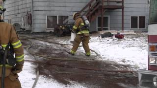 Fighting fires in freezing conditions