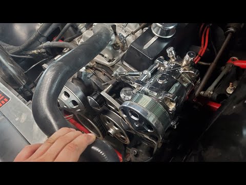 How to install Billet Specialties Brackets and AC Compressor