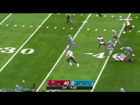 Jamal Agnew 74 Yard Punt Return | Buccaneers Vs. Lions | NFL Week 16