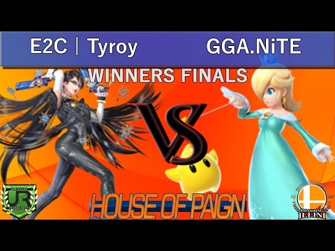 House of Paign X  WINNERS FINALS - E2C | Tyroy (Bayonetta) vs GGA.NiTE (Rosalina, Ryu, Mario)