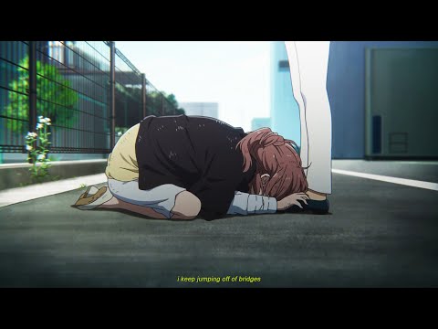 shiki xo & skele - i keep jumping off of bridges (lyrics)