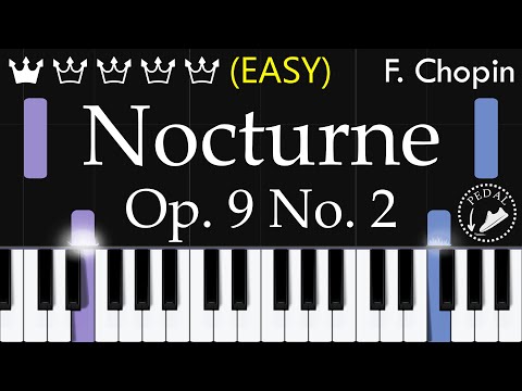 Chopin: Nocturne Op. 9 No. 2 - Easy Piano Tutorial