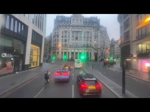 FULL ROUTE VISUAL | London Bus Route 35: Clapham Junction - Shoreditch | SN66 WPA (EH127)