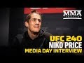 UFC 240: Niko Price On How He Consistently Finds Finishes: 'Don't Blink' - MMA Fighting