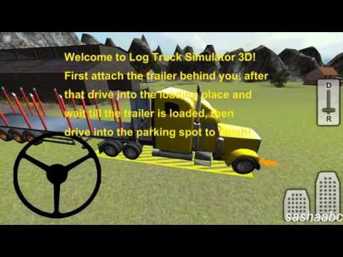 log truck simulator 3D обзор игры андроид game rewiew android