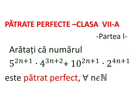 Lecția 28.1. Pătrate perfecte. (Clasa a VII-a.)