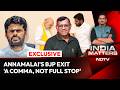 Annamalai News Annamalai S BJP Exit A Comma Not Full Stop S Gurumurthy To NDTV