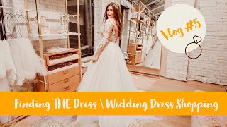 VLOG #5 | WEDDING DRESS SHOPPING!! | Noelle Downing
