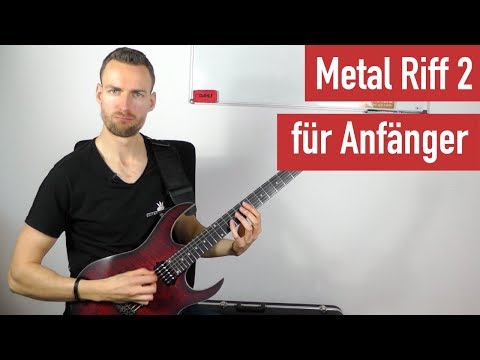 E-Gitarren Riffs für Anfänger - Metal Riffs für E-Gitarren-Anfänger - Riff 2 | Guitar Master Plan