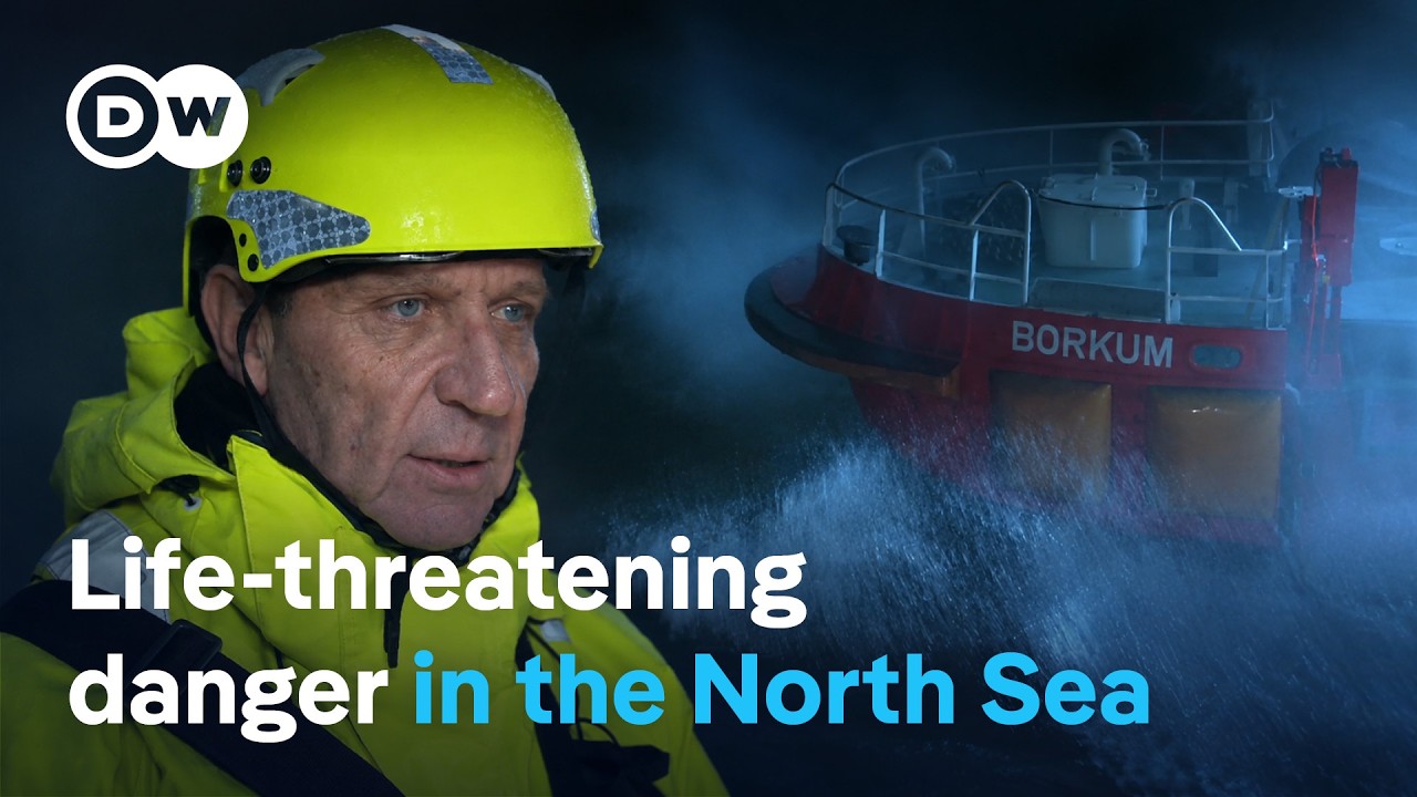 Storms, waves and risky maneuvers - The most dangerous job in the North Sea? | DW Documentary