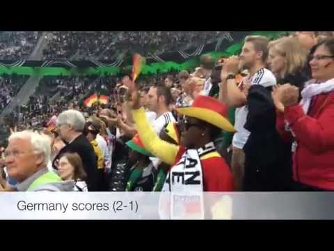 Germany - Cameroon (2-2) from our perspective