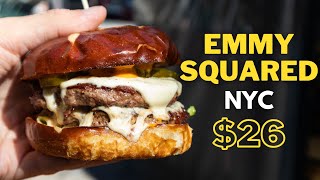 Emmy Squared Burger Review. One of the BEST in NYC!