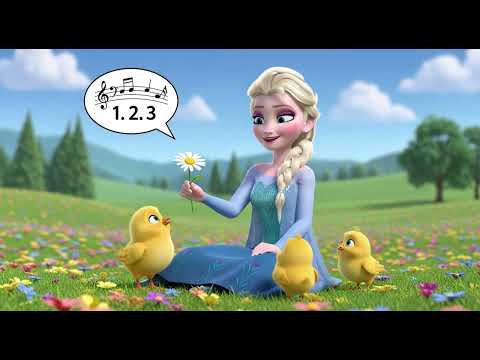 Küken und Blumen – Elsas lustiges Zähllieder