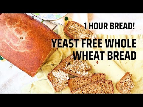 Homemade Bread Without Yeast || 1 HOUR BREAD!