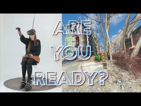 Real Ready Player One. Here. Today. Now. Fallout VR played on Cybershoes