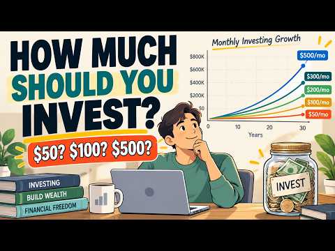 Video thumbnail for How Much Should You Really Invest Every Month