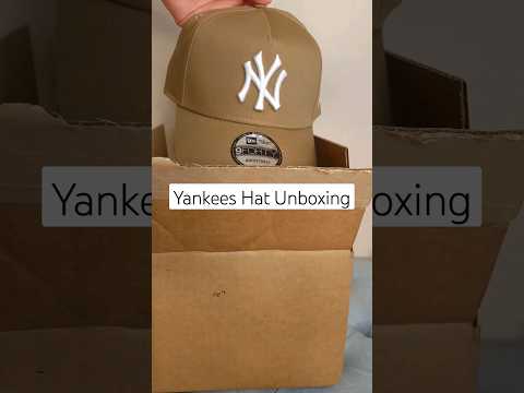 Yankees New Era A-Frame Hat Unboxing 🧢 #fashion #style #unboxing #unboxingvideo #yankees #newera