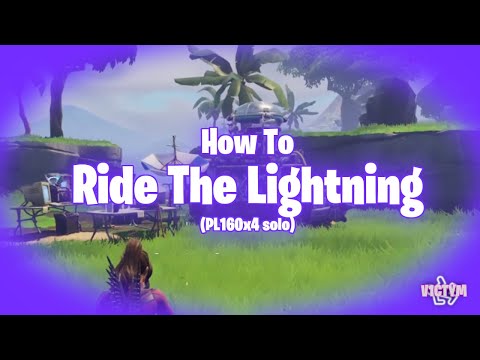 How To Ride The Lightning (Fortnite Save The World tutorial) Solo 160x4 AFK-able defence v19.30
