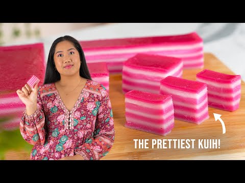 How to Make Kuih Lapis (Steamed Layer Cake) | Malaysian Kuih