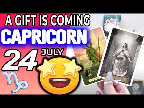 Capricorn ♑️ 🎁 A GIFT IS COMING 🎁 Horoscope for Today JULY 24 2022♑️ Capricorn tarot july 24 2022