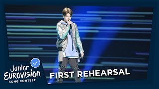 Daniel Yastremski - Time - First Rehearsal - Belarus 🇧🇾 - Junior Eurovision 2018