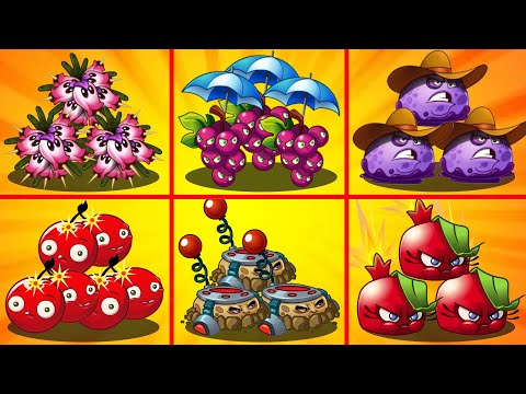 PvZ 2 - 6 Plant SUPER MEGA BOMB Battlez - Who Will Win ? Pvz 2 Plant vs Plant ( V10.1.1 )