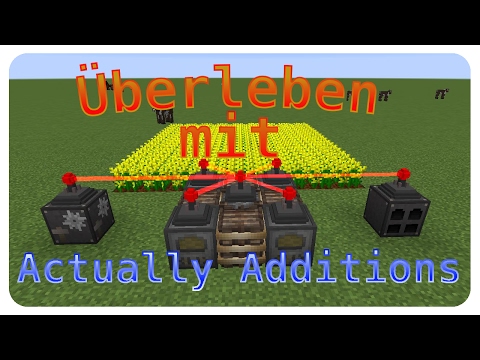 Überleben mit Actually Additions || Strom aus Bio-Öl || #02 Deutsch