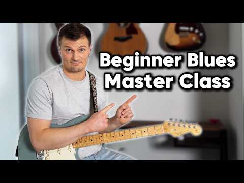 The Perfect Blues Guitar Lesson for BEGINNERS 