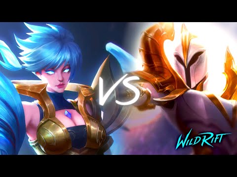 Riven vs Kayle Baron Lane Gameplay - wild rift（Season 7）HD 1080p