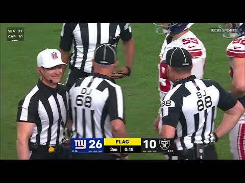 Deonte Banks 95-yard Kick Return touchdown Giants vs Raiders Week 17 2025 NFL Season 