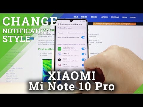 How to Personalize Notifications On Screen in Xiaomi Mi Note 10 Pro – Change Notifications Settings