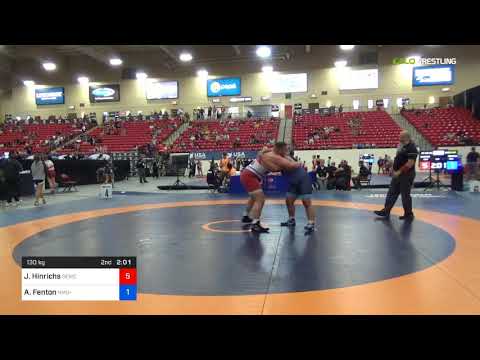 2018 Marine Corps US Open/Senior Men's Greco-Roman 130 Con 8 #2 - Jarrod Hinrichs (GEWC) Vs. Andre