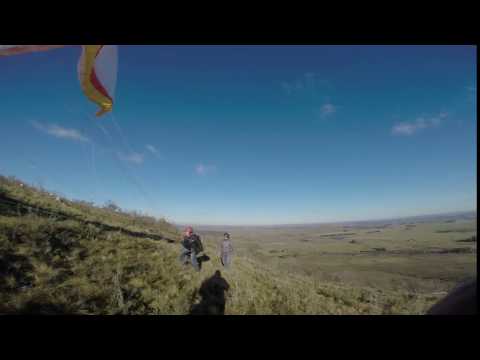 Parapente Osvaldo Garin cerro el perdido Lavalleja, Uruguay