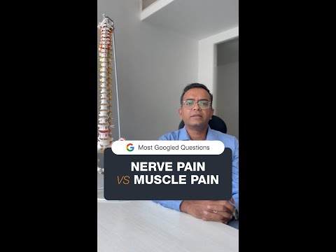 Find out the difference between Nerve pain and muscle pain.
