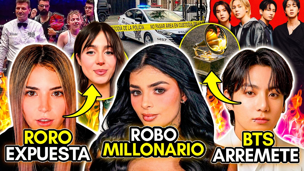ROBO MILLONARIO a INFLUENCER! KARELY! RORO acabada! LA EXPONEN de NUEVO! BTS -vs- LOS GRAMMYS!