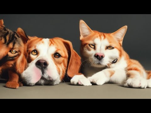 Brono and Meo : Dog and cats friendship stories