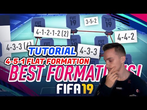 FIFA 19 BEST FORMATIONS 4-5-1 FLAT TUTORIAL - BEST CUSTOM TACTICS & INSTRUCTIONS