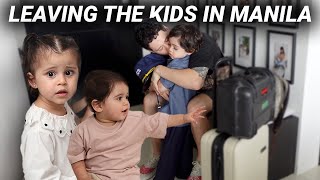 Parents Leave Kids In Manila... *SAYING GOODBYE*