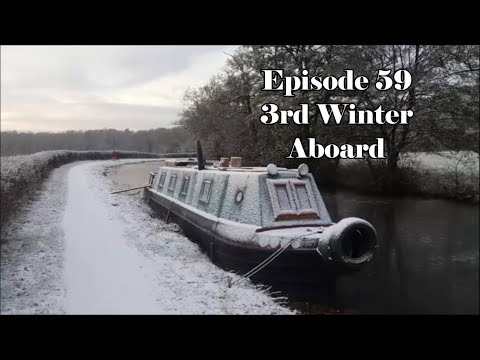 VoE Ep 59 Narrowboat Winter, Snow, Solstice and Stove Cookery