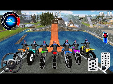 Juego De Motos - Dirt Motocross Bike Racing Tracks Simulator 3D #1 - Offroad Outlaws Gameplay [FHD]