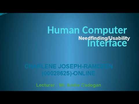 Hci Assignment 1 Needfinding