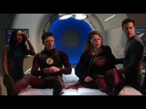 Iris and Mon-El Save Barry and Kara | The Flash 3x17 Musical Crossover