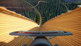 Planet Coaster: Super Bobsled Wooden RollerCoaster POV