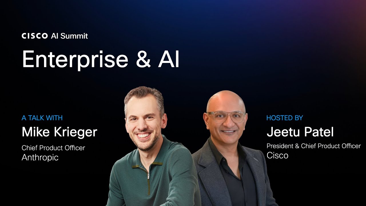 Enterprise & AI | Mike Krieger, Chief Product Officer, Anthropic & Jeetu Patel - YouTube