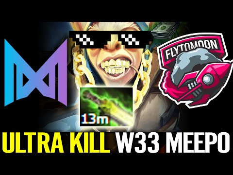NIGMA VS FTM - Ultra Kill W33 MEEPO Signature Hero Close Game | Dota 2 Beyond Epic