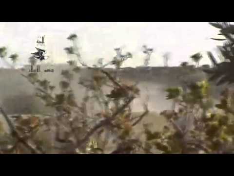 استهداف نقاط النظام في جبهة عزيزة في حلب بواسطة رشاش 23 من قبل ألوية صقور الإسلام