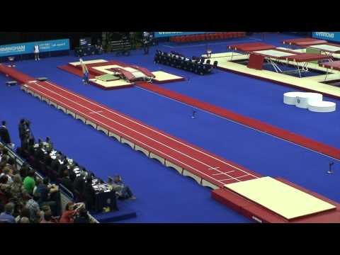 Tumbling Womens team final WC 2011 Birmingham