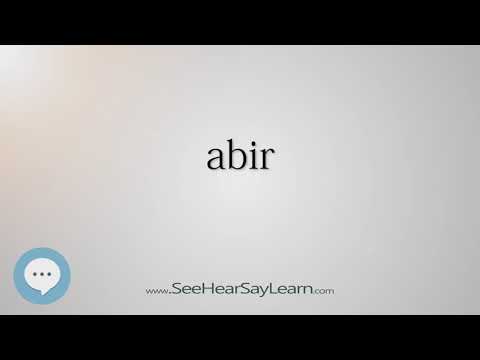 abir (Every English Word Pronounced) 📕🔊🗣️😎✅
