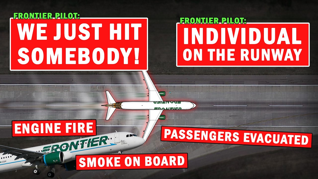 Frontier Plane Hits Person during Takeoff at Denver International
